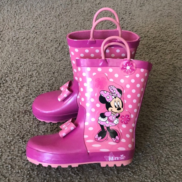 Minnie Rain Boots size 11/12 - Picture 1 of 6